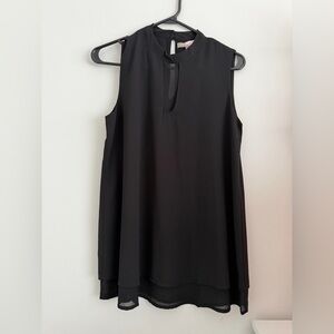 Elegant Black Sleeveless Blouse